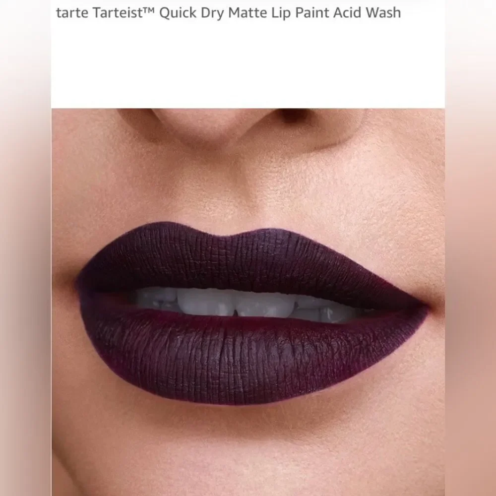 TARTE - 🎉HP🎉NWT - Tarteist Quick Dry Matte Lip Paint/Acid Wash (very dark berry)